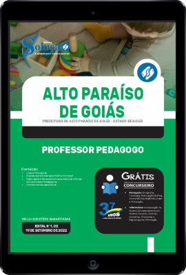 Apostila Prefeitura de Alto Paraíso de Goiás - GO em PDF - Professor Pedagogo - Imagem 1