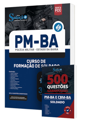 Combo Impresso PM-BA - Curso de Formação de Soldado