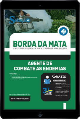 Apostila Prefeitura de Borda da Mata - MG em PDF - Agente de Combate as Endemias - Imagem 1