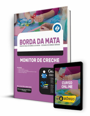 Apostila Prefeitura de Borda da Mata - MG - Monitor de Creche - Imagem 1