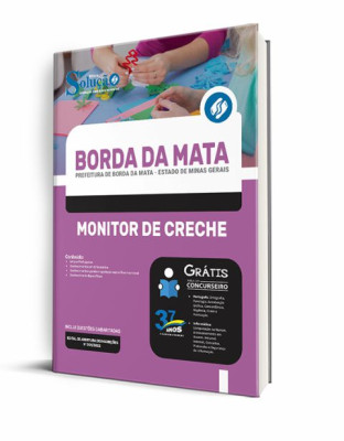 Apostila Prefeitura de Borda da Mata - MG - Monitor de Creche - Imagem 2