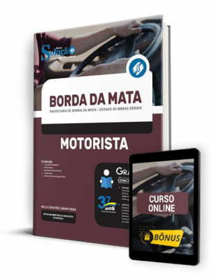 Apostila Prefeitura de Borda da Mata - MG - Motorista - Imagem 1