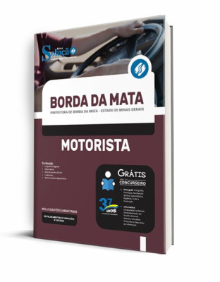 Apostila Prefeitura de Borda da Mata - MG - Motorista - Imagem 2