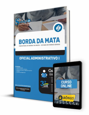 Apostila Prefeitura de Borda da Mata - MG - Oficial Administrativo I - Imagem 1