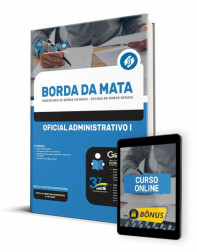 Capa Apostila Prefeitura de Borda da Mata - MG - Oficial Administrativo I
