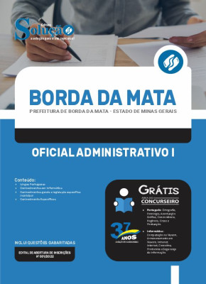 Apostila Prefeitura de Borda da Mata - MG - Oficial Administrativo I - Imagem 2