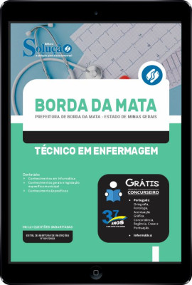 Apostila Prefeitura de Borda da Mata - MG em PDF - Técnico em Enfermagem - Imagem 1