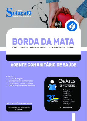 Apostila Prefeitura de Borda da Mata - MG - Agente Comunitário de Saúde - Imagem 3