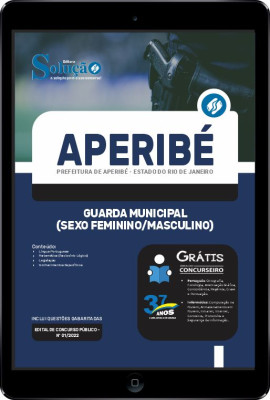 Apostila Prefeitura de Aperibé - RJ em PDF - Guarda Municipal (Feminino/Masculino) - Imagem 1