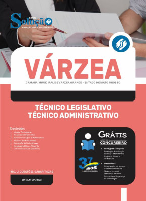 Apostila Câmara de Várzea Grande - MT - Técnico Legislativo - Técnico Administrativo - Imagem 3