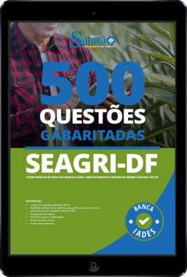 Caderno de Questões SEAGRI-DF em PDF - 500 Questões Gabaritadas - Imagem 1