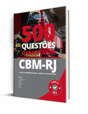 Caderno de Questões CBM-RJ - 500 Questões Gabaritadas