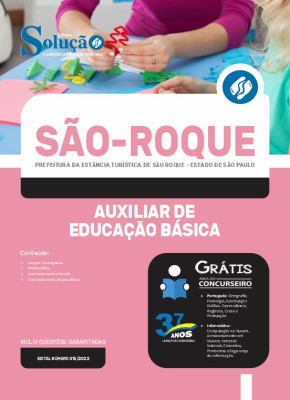 Apostila Prefeitura de São Roque - SP - Auxiliar de Educação Básica - Imagem 3