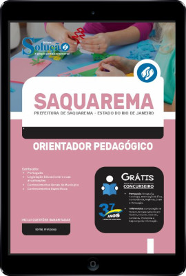 Apostila Prefeitura de Saquarema - RJ em PDF - Orientador Pedagógico - Imagem 1