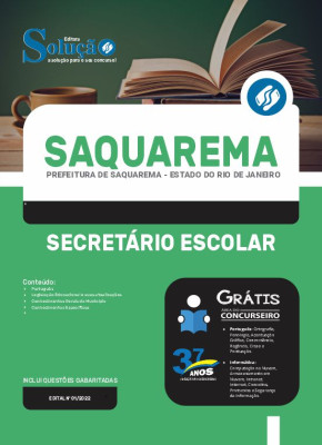 Apostila Prefeitura de Saquarema - RJ - Secretário Escolar - Imagem 3