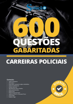 Caderno de Questões Carreiras Policiais - 600 Questões Gabaritadas - Imagem 2