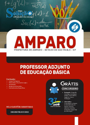 Apostila Prefeitura de Amparo - SP - Professor Adjunto de Educação Básica - Imagem 3