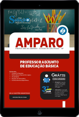 Apostila Prefeitura de Amparo - SP em PDF - Professor Adjunto de Educação Básica - Imagem 1