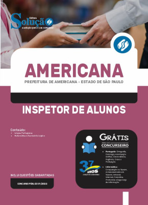 Apostila Prefeitura de Americana - SP - Inspetor de Alunos - Imagem 3