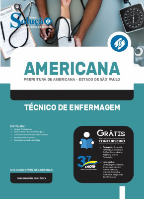 Apostila Prefeitura de Americana - SP - Técnico de Enfermagem - Imagem 3