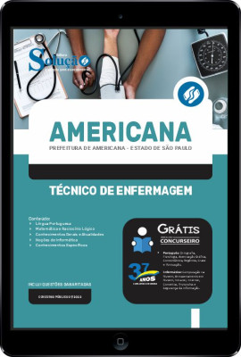 Apostila Prefeitura de Americana - SP em PDF - Técnico de Enfermagem - Imagem 1