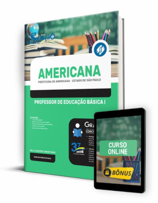 Apostila Prefeitura de Americana - SP - Professor de Educação Básica I - Ensino Fundamental - Imagem 1