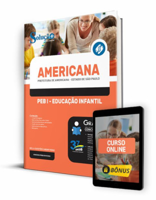 Apostila Prefeitura de Americana - SP - Professor de Educação Básica I - Educação Infantil - Imagem 1