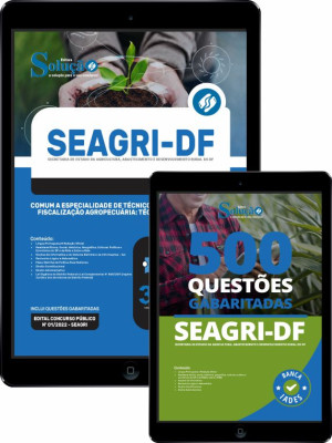 Combo Digital SEAGRI-DF - Comum a Especialidade de Técnico de Desenvolvimento e Fiscalização Agropecuária: Técnico de Laboratório - Imagem 1