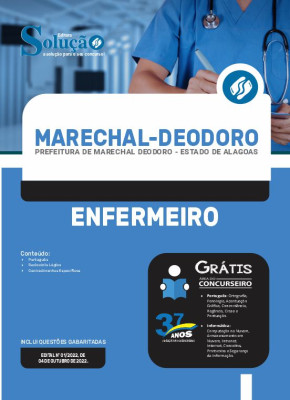 Apostila Prefeitura de Marechal Deodoro - AL - Enfermeiro - Imagem 3