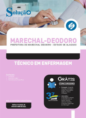 Apostila Prefeitura de Marechal Deodoro - AL - Técnico em Enfermagem - Imagem 3