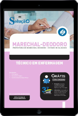 Apostila Prefeitura de Marechal Deodoro - AL em PDF - Técnico em Enfermagem - Imagem 1