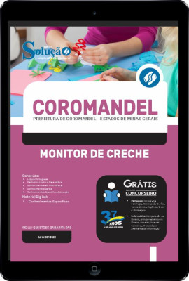 Apostila Prefeitura de Coromandel - MG em PDF - Monitor de Creche - Imagem 1