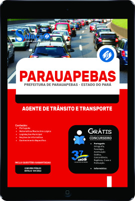 Apostila Prefeitura de Parauapebas - PA em PDF - Agente de Trânsito e Transporte - Imagem 1