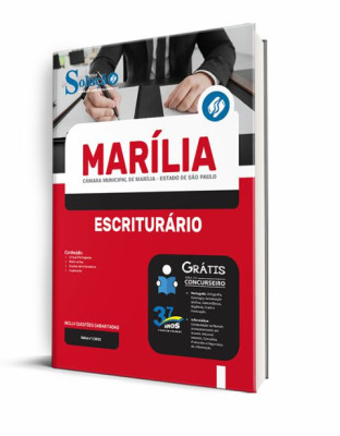 Apostila Câmara de Marília - SP - Escriturário - Imagem 2