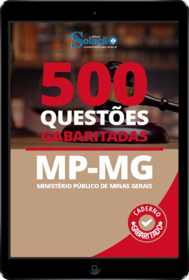 Caderno de Questões MP-MG em PDF - 500 Questões Gabaritadas - Imagem 1