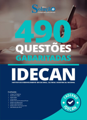 Caderno de Questões IDECAN - 490 Questões Gabaritadas - Imagem 2