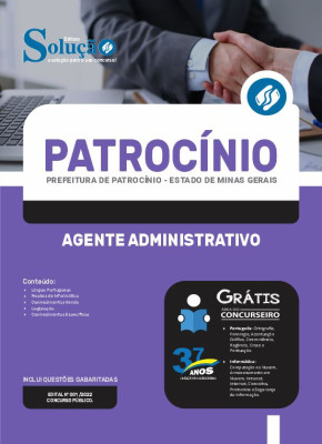 Apostila Prefeitura de Patrocínio - MG - Agente Administrativo - Imagem 3