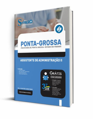 Apostila Prefeitura de Ponta Grossa - PR - Assistente de Administração II - Imagem 2