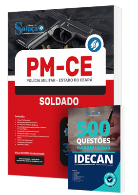 Combo Impresso PM-CE - Soldado + Caderno IDECAN