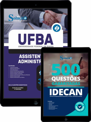 Combo Digital UFBA - Assistente em Administração + Caderno IDECAN - Imagem 1