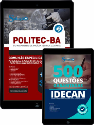 Combo Digital POLITEC-BA - Comum às Especialidades de Perito + Caderno IDECAN - Imagem 1