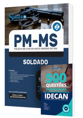 Combo Impresso PM-MS - Soldado + Caderno IDECAN - Imagem 1