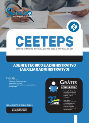 Apostila CEETEPS-SP - Agente Técnico e Administrativo (Auxiliar Administrativo) - Imagem 3