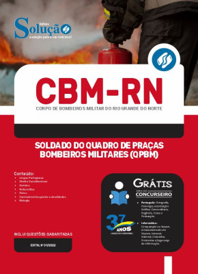 Apostila CBM-RN - Soldado do Quadro De Praças Bombeiros Militares (QPBM) - Imagem 3