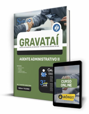 Apostila Prefeitura de Gravataí - RS - Agente Administrativo II - Imagem 1