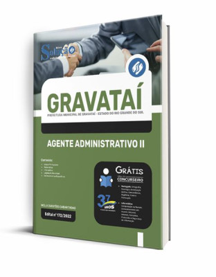 Apostila Prefeitura de Gravataí - RS - Agente Administrativo II - Imagem 2