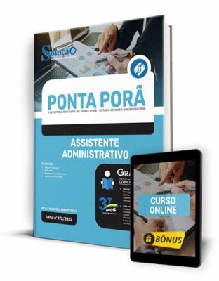 Apostila Prefeitura de Ponta Porã - MS - Assistente Administrativo - Imagem 1