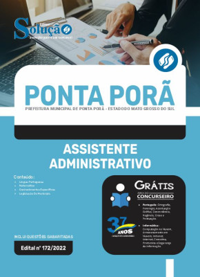 Apostila Prefeitura de Ponta Porã - MS - Assistente Administrativo - Imagem 3