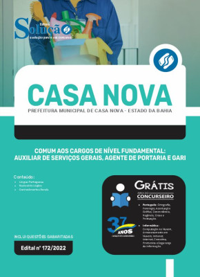 Apostila Prefeitura de Casa Nova - BA - Comum aos Cargos de Nível Fundamental: Auxiliar de Serviços Gerais, Agente de Portaria e Gari - Imagem 3