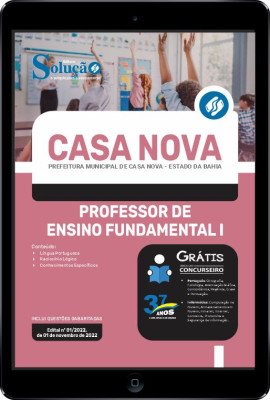 Apostila Prefeitura de Casa Nova - BA em PDF - Professor de Ensino Fundamental I - Imagem 1